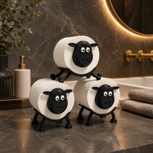 Sheep Toilet Roll Holder – Funny 3D Printed Bathroom Décor | Made in UK |