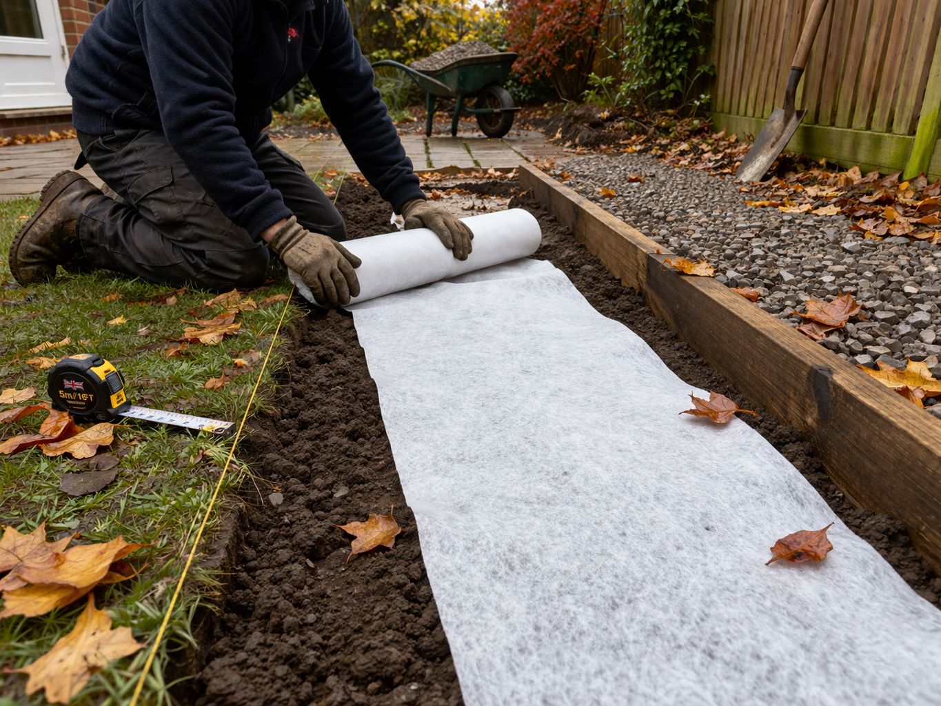 Landscaping Non-Woven 1.1m Width - Smaller Cuts