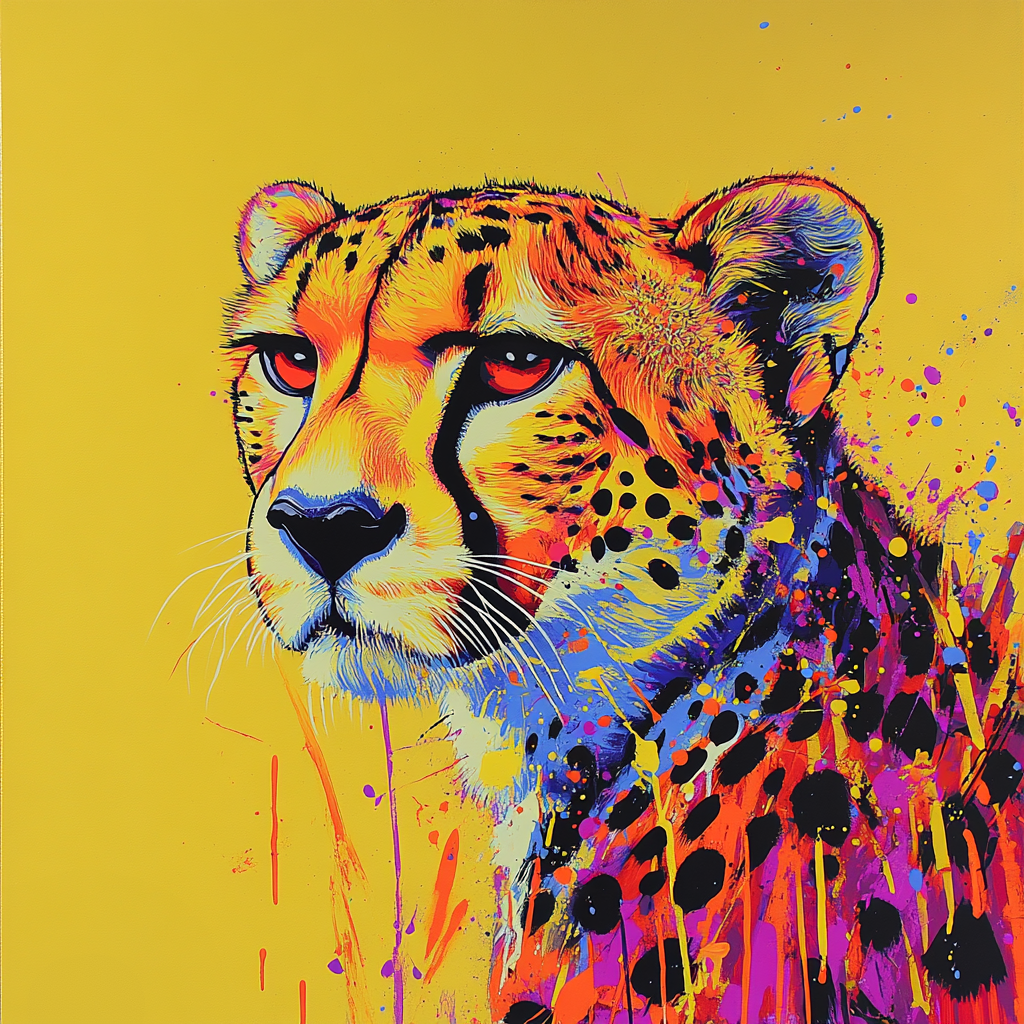 Cheetah Radiance Canvas