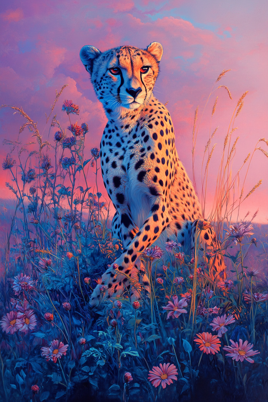 Cheetah Velocity Canvas