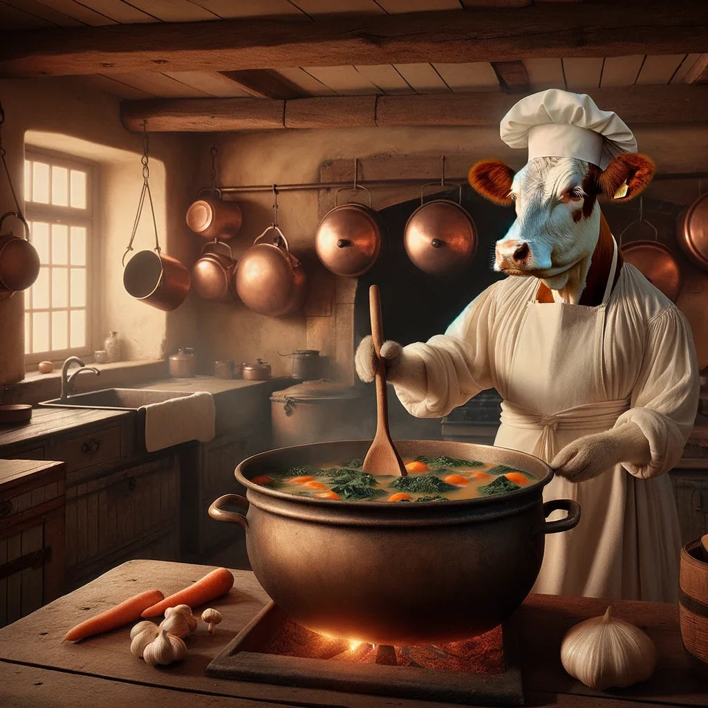 Chef Moo's Soup Station Canvas