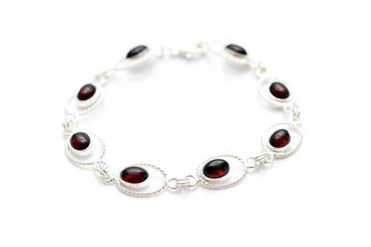 Cherry Red Quintessence Link Bracelet