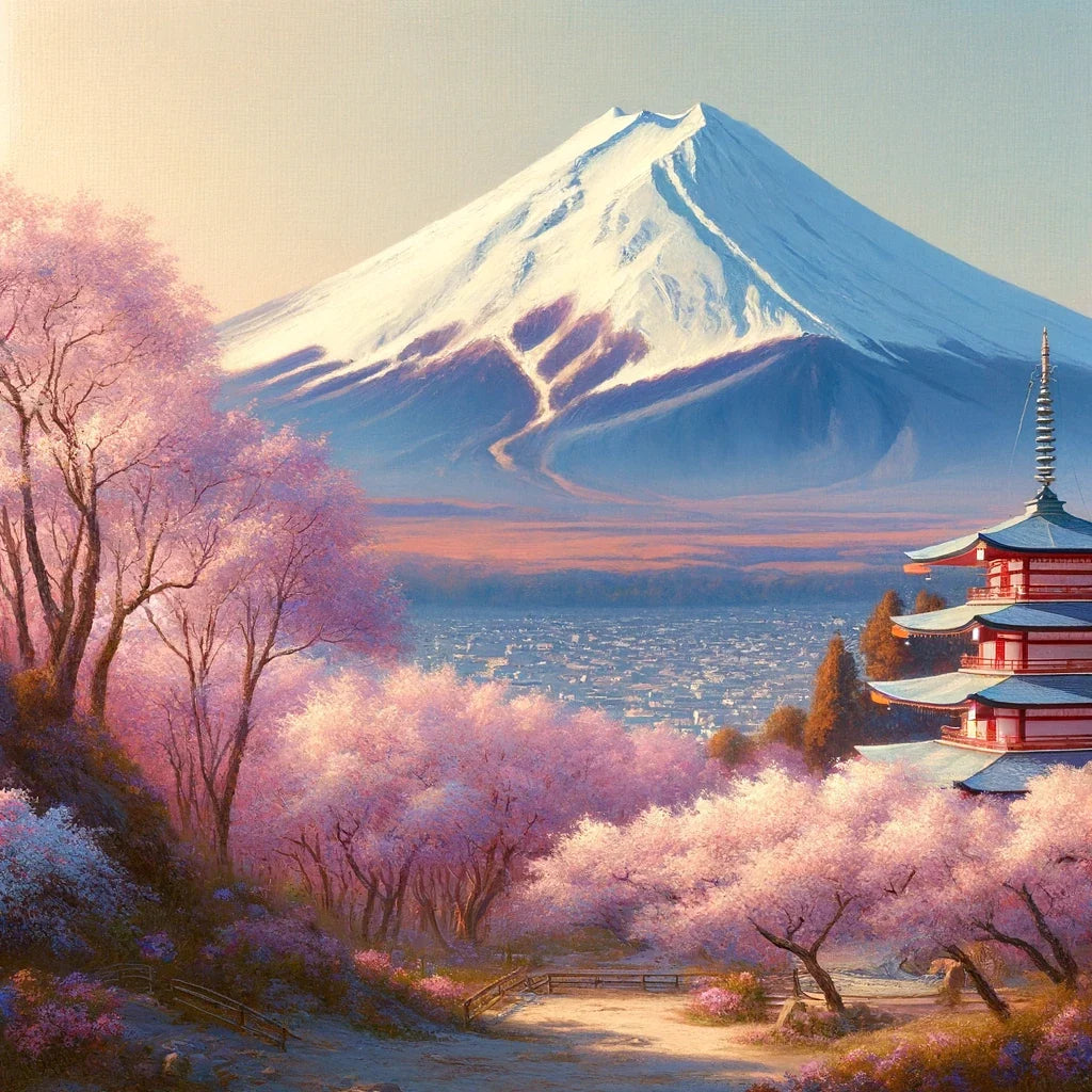 Cherry Blossom Majesty Canvas