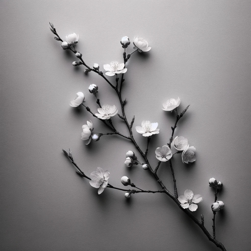 Cherry Blossom Serenity Cotton Cushion