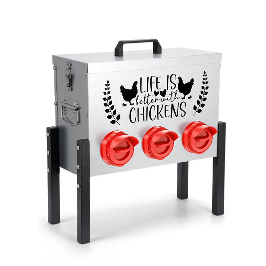 Metal Chicken Feeder – Stylish, Durable & Convenient