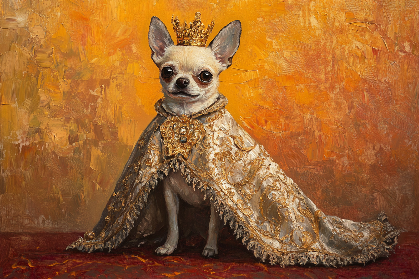 Chihuahua Royalty Blanket