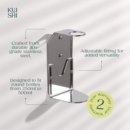 Chrome Single Bottle Holder
