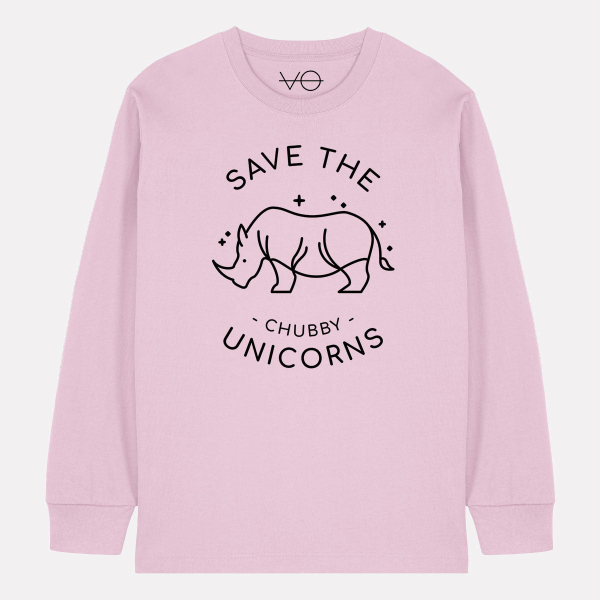 Save The Chubby Unicorns Long Sleeve T-Shirt (Unisex)