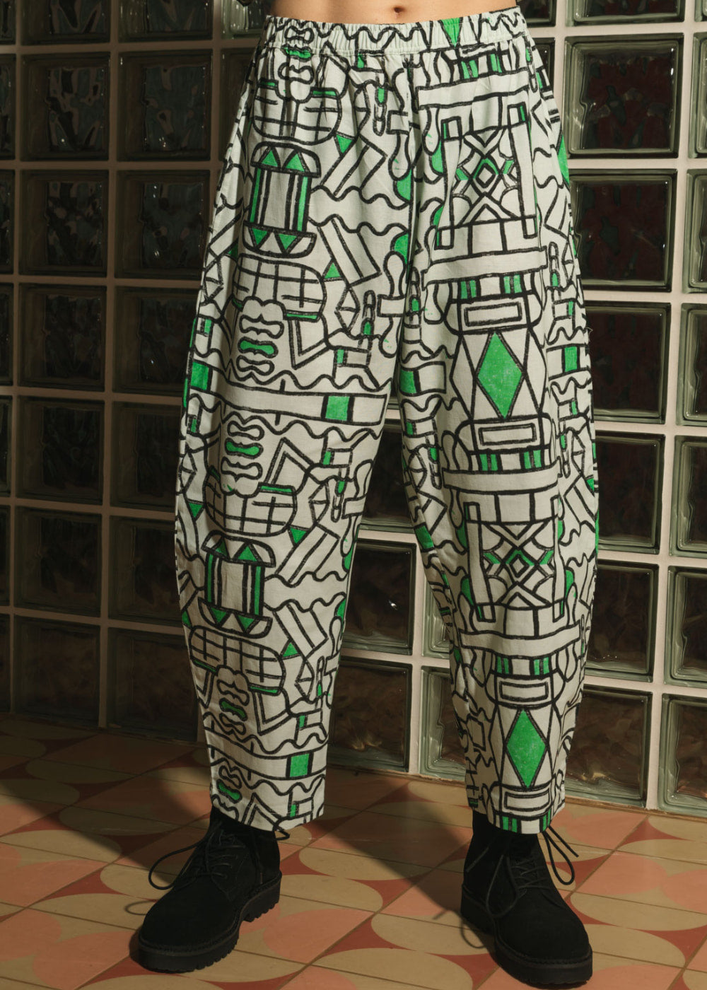 Organic Cotton and Linen Balloon Trousers