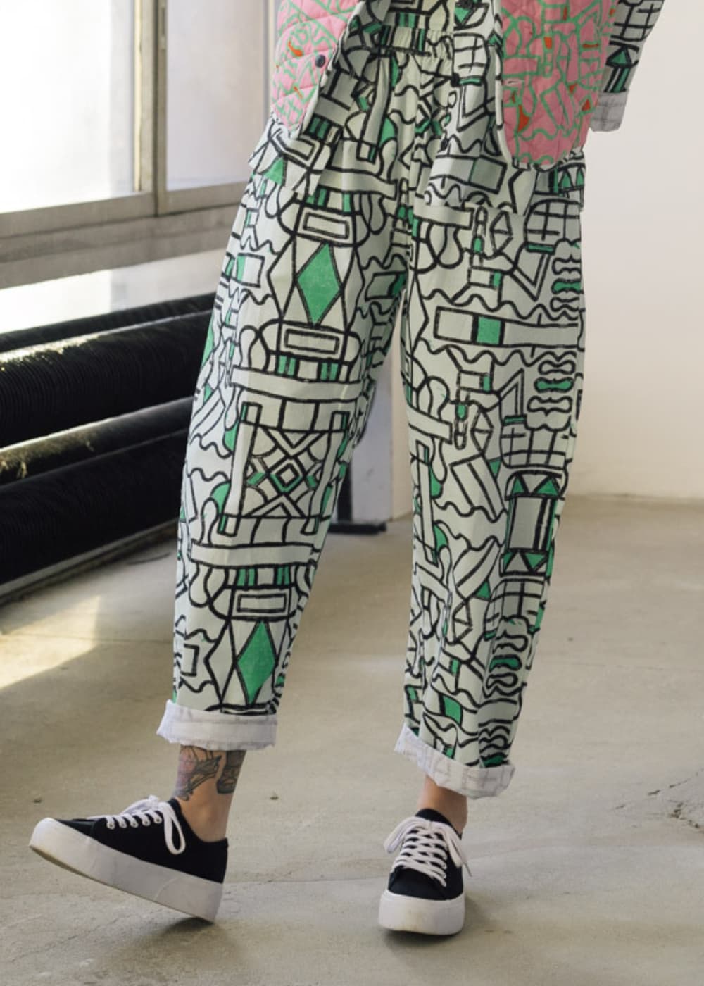 Organic Cotton and Linen Balloon Trousers