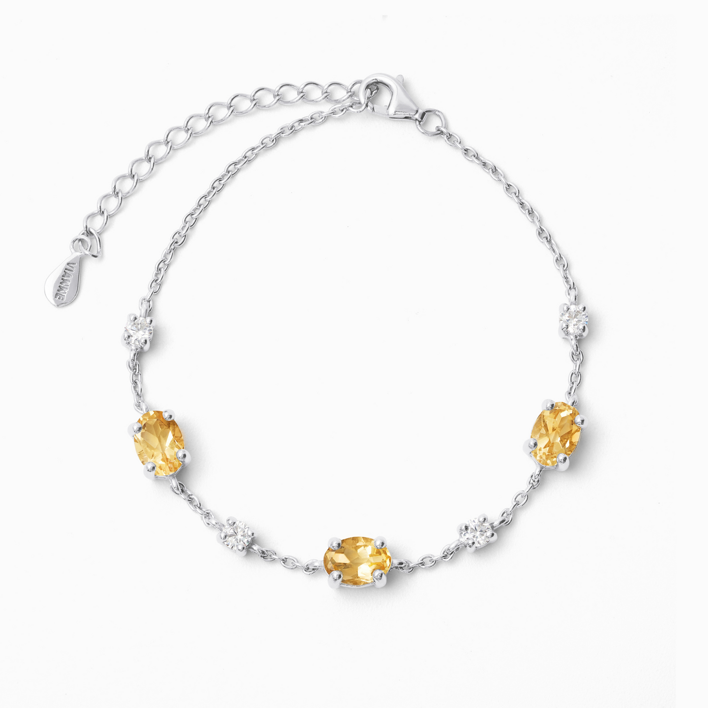 Citrine Bracelet in Sterling Silver