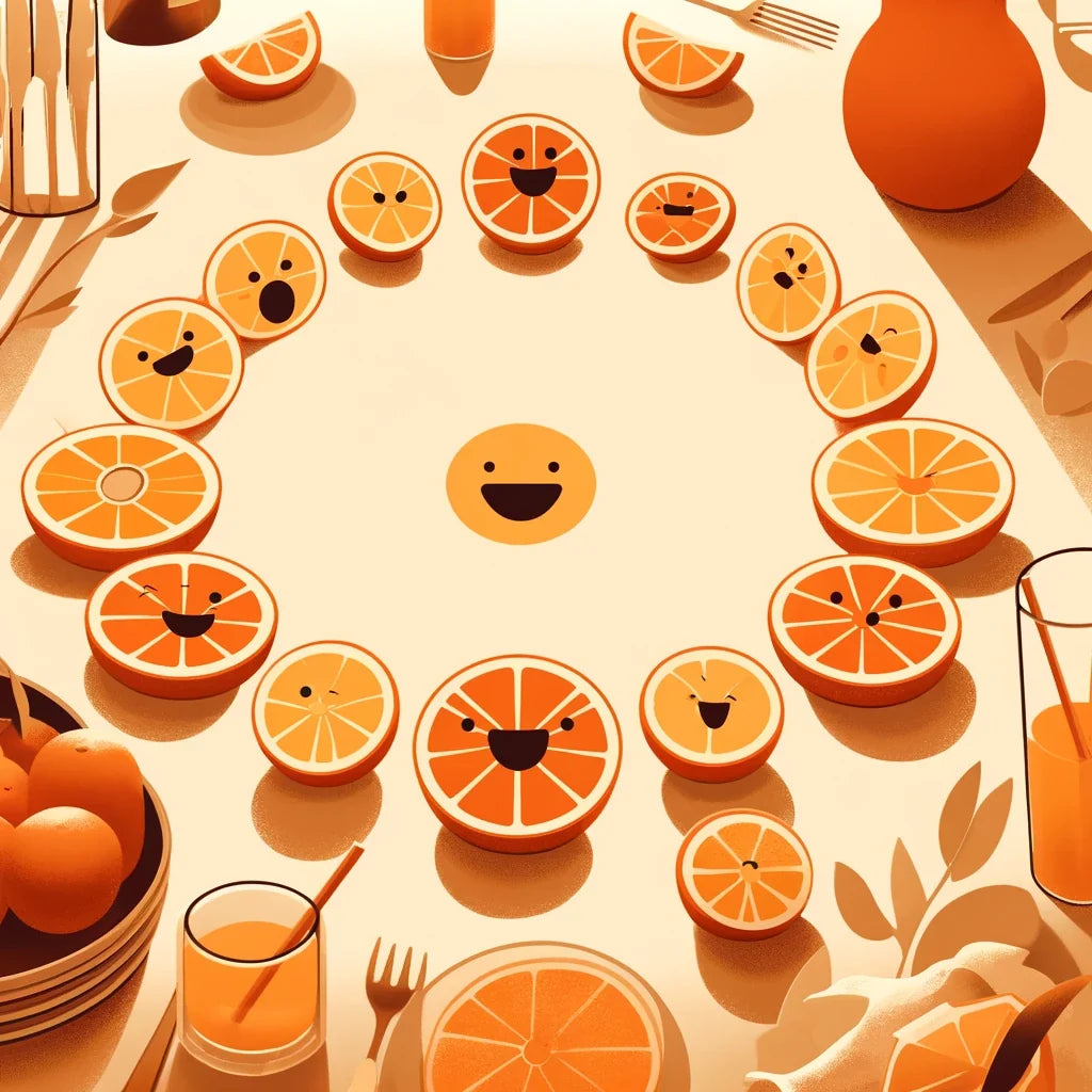 Citrus Circle Canvas