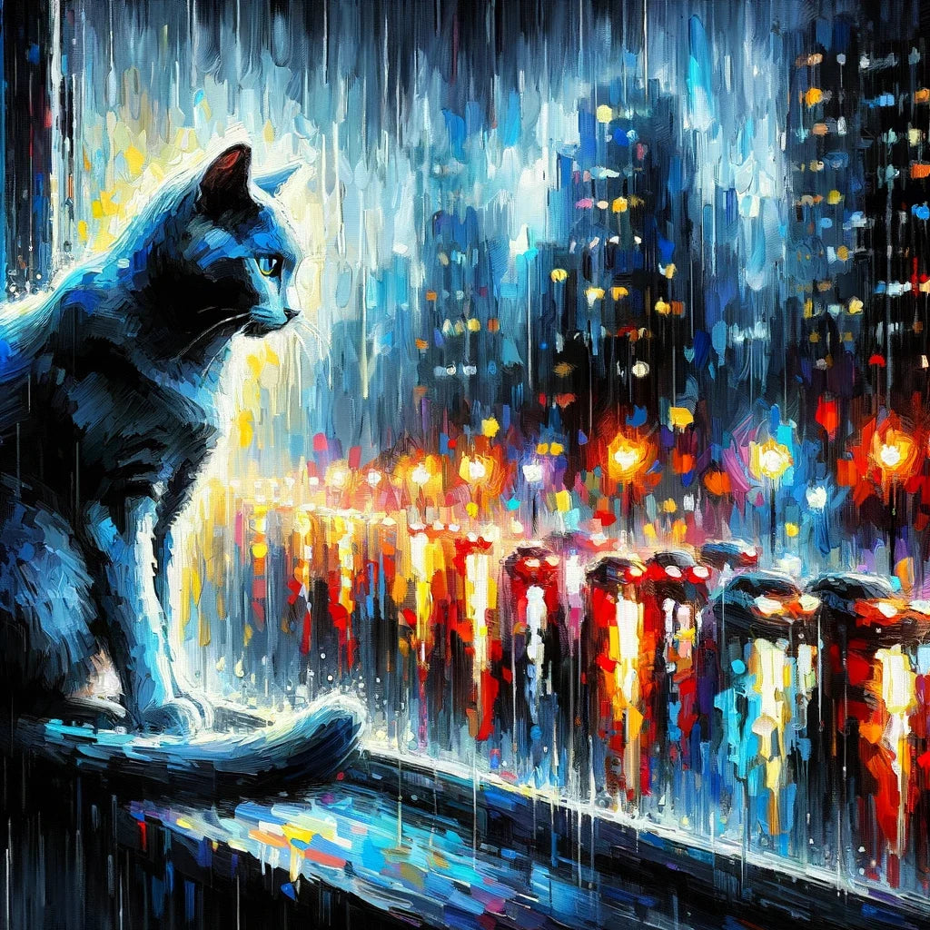 City Rainwatch Cotton Cushion