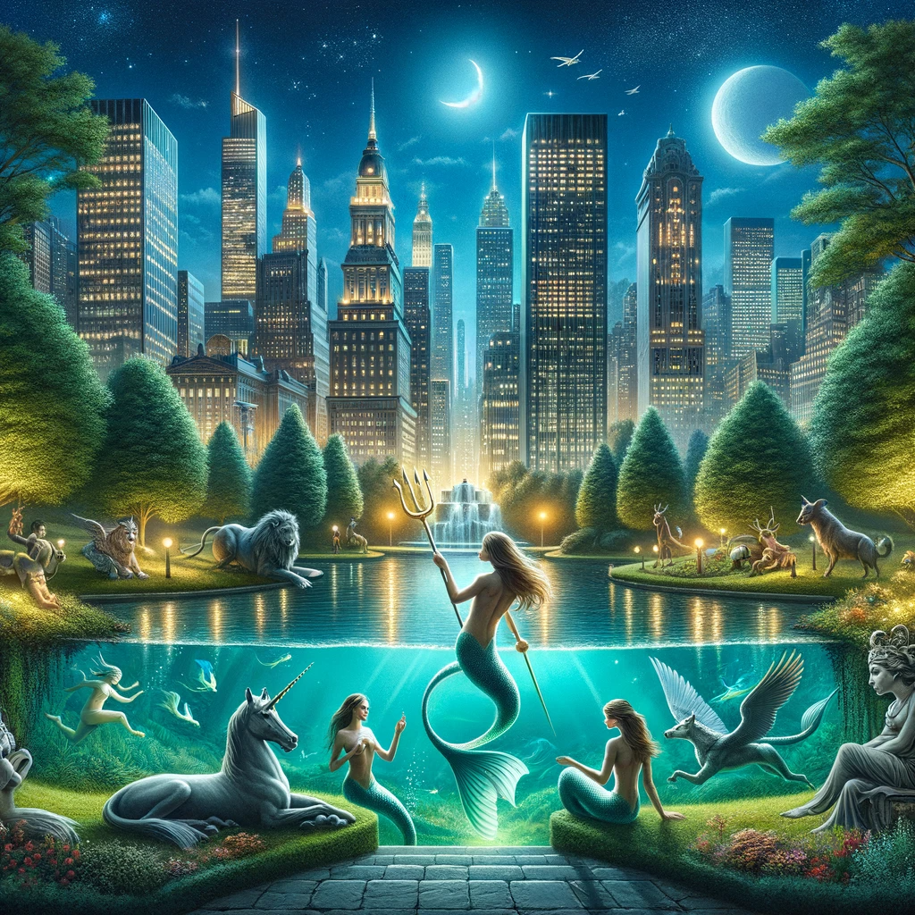 Cityscape Fantasy Fusion Canvas