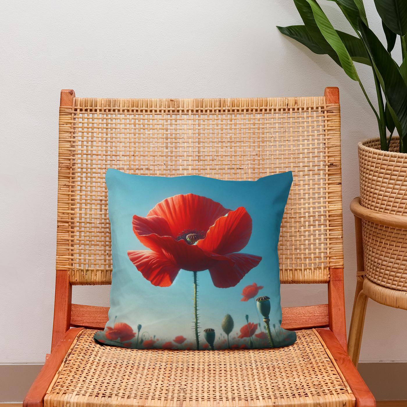 Elegance in Bloom Cotton Cushion