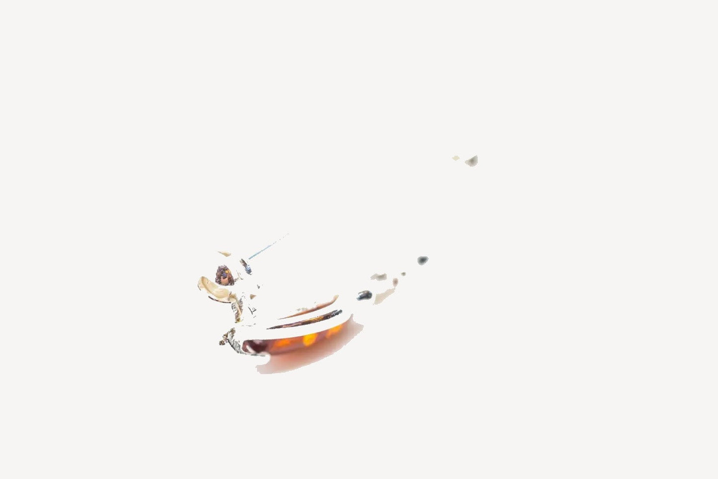 Classic Amber Violin Brooch