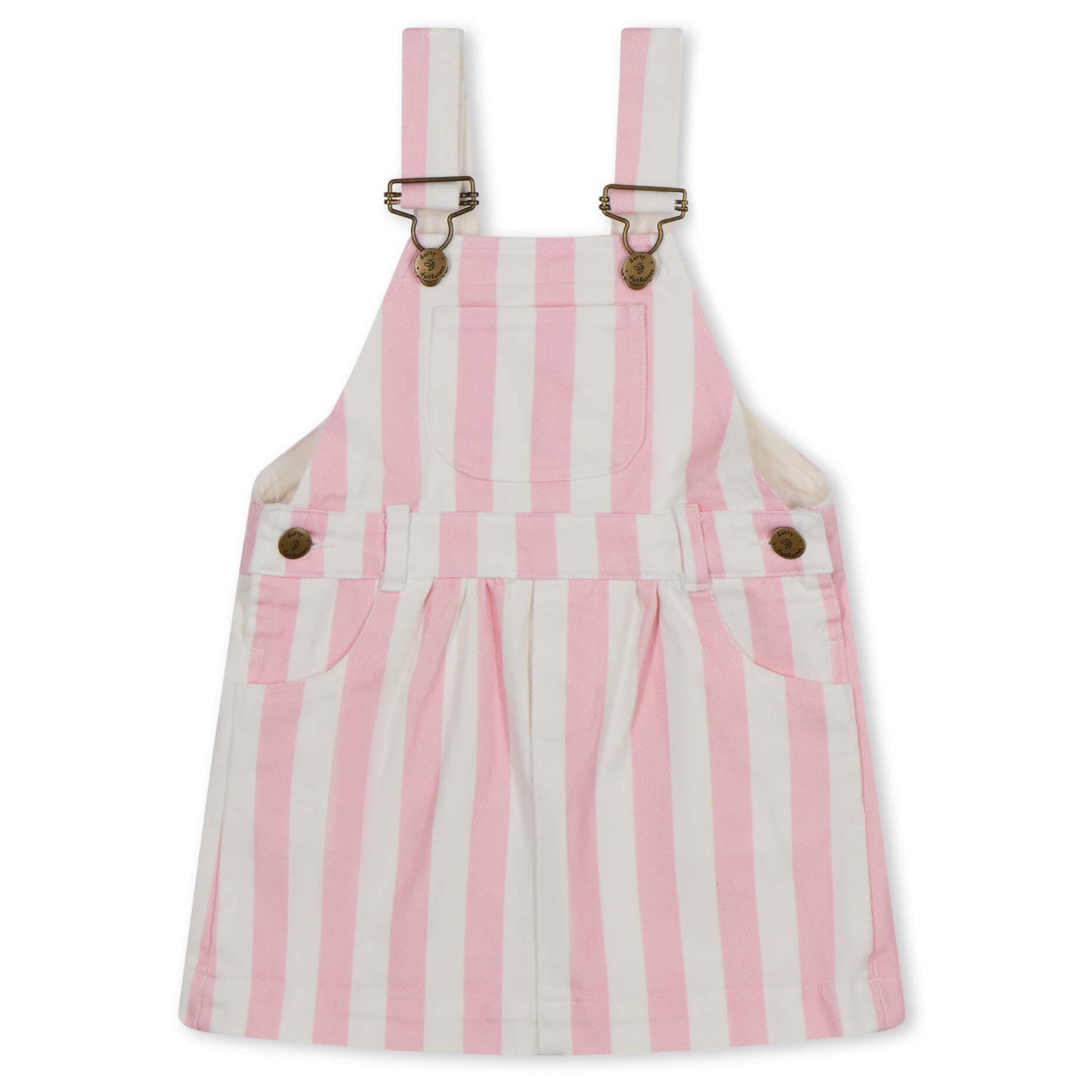 Classic Wide Stripe Dress - Pink