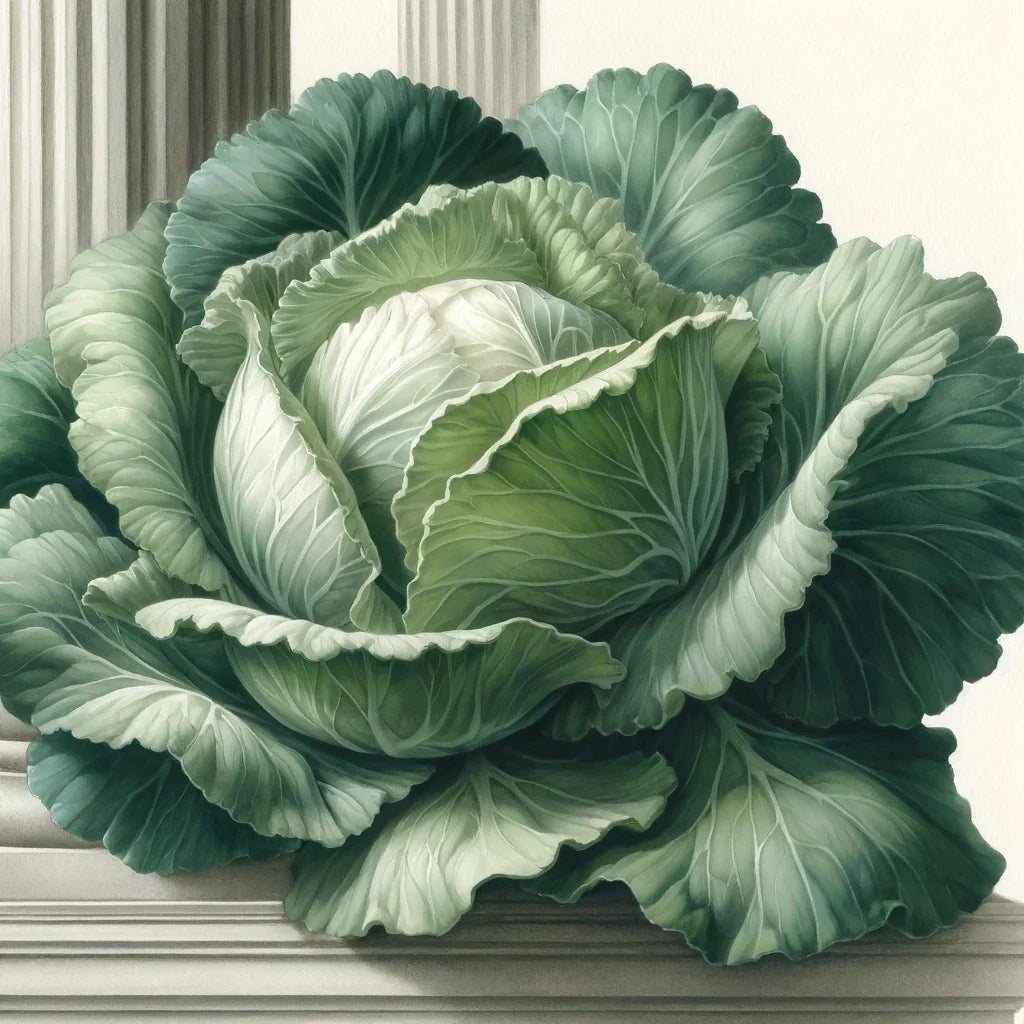 Classic Cabbage Cluster Canvas