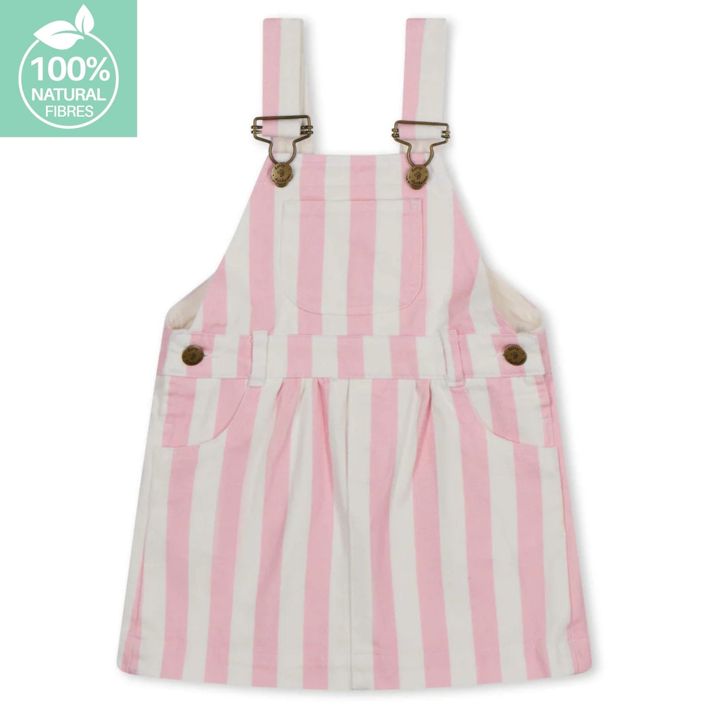 Classic Wide Stripe Dress - Pink
