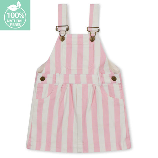 Classic Wide Stripe Dress - Pink