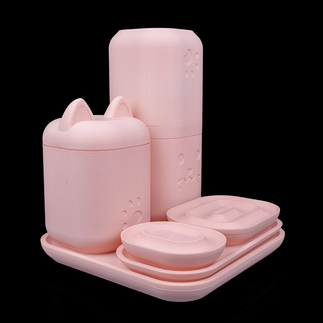 Essential Kit - Cute Kitty Inspired Home Organisation (Sleek & Versatile)