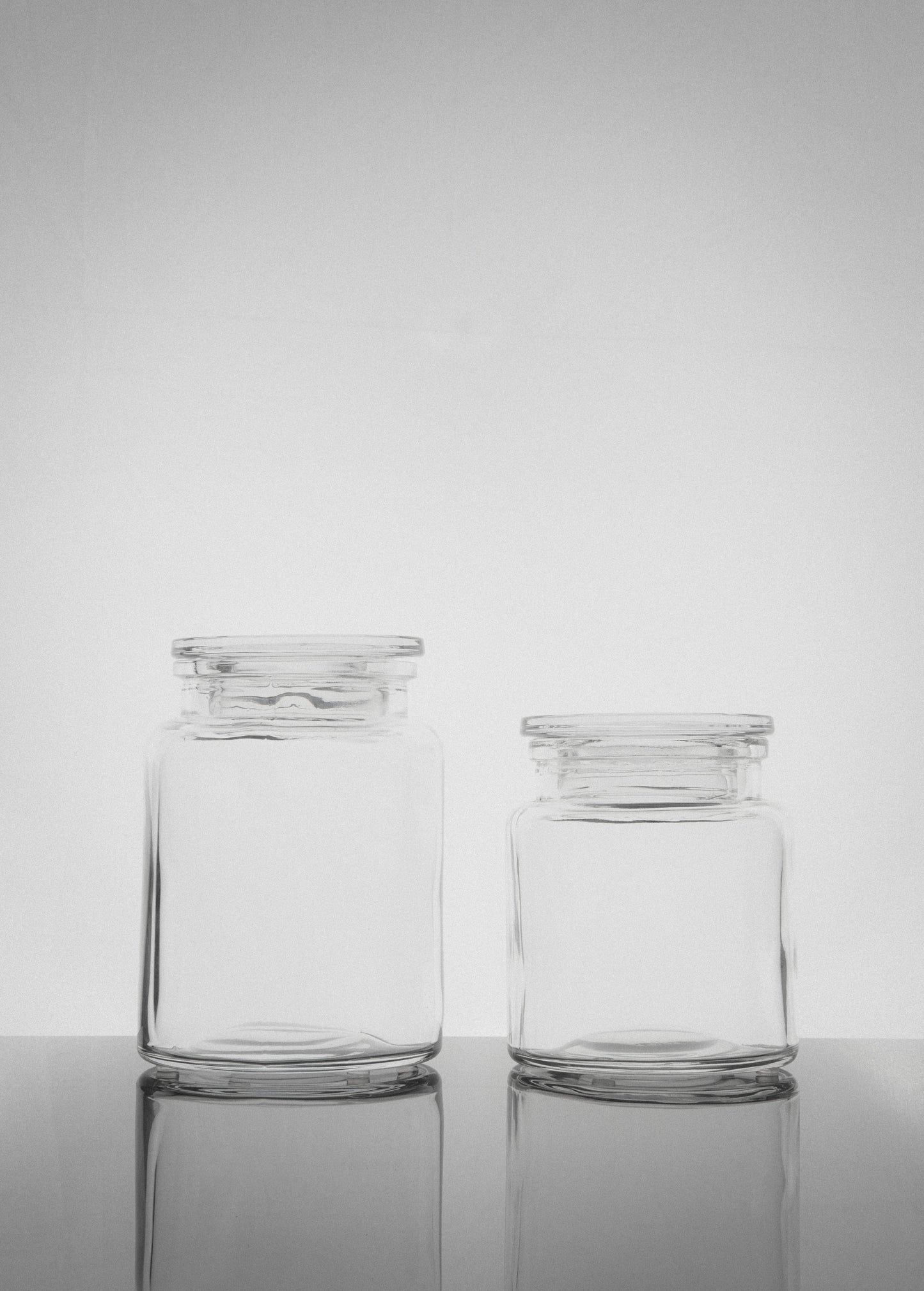 Clear Storage Jar Set