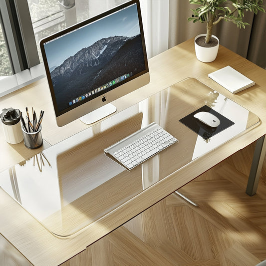 PVC Clear Desk Mat - Transparent