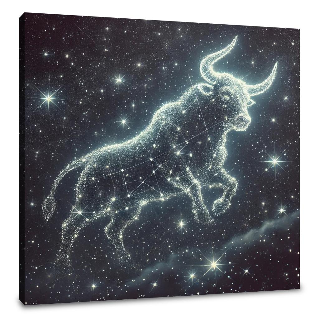 Taurus Constellation Canvas