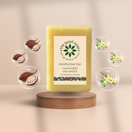 Cocoa Butter & Vanilla Lotion Bar – Natural Moisturiser for Soft, Glowing Skin