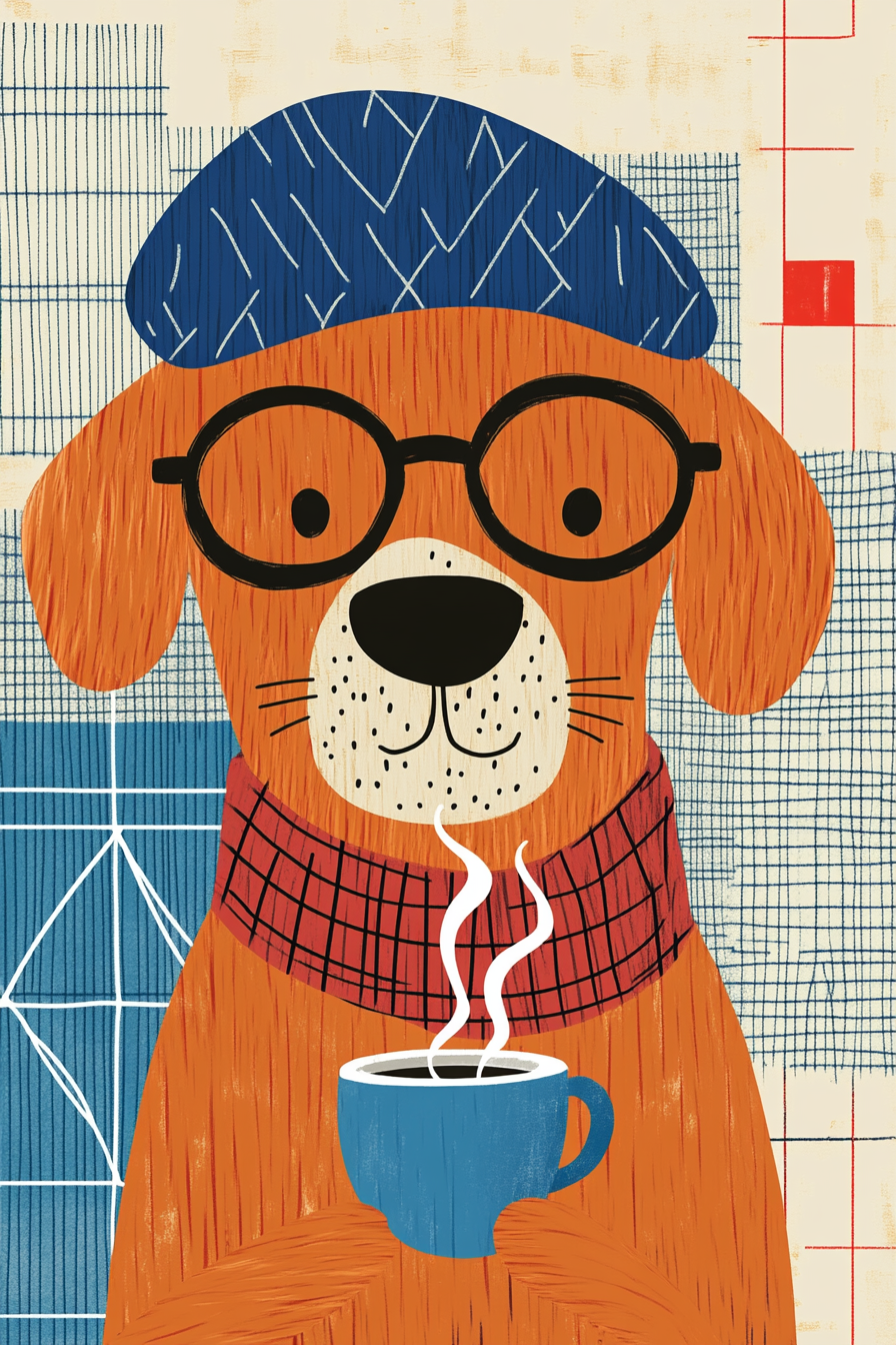 Coffee Break Dog Blanket