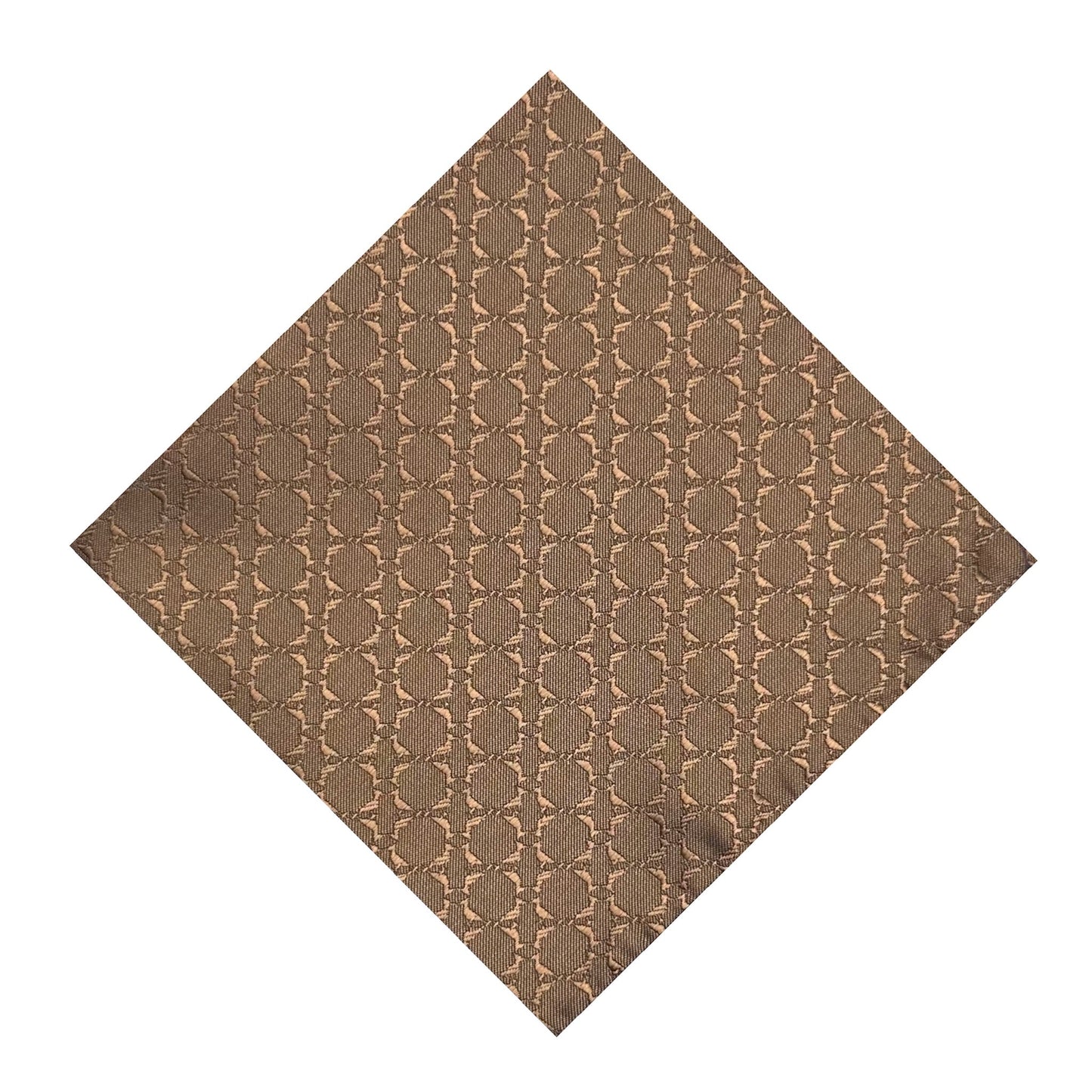 Coffee Textured Pocket Square
