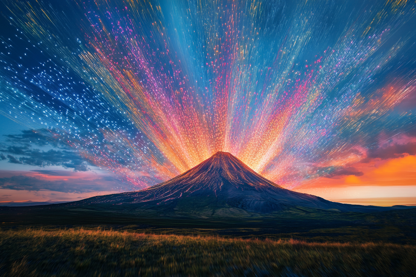 Colour Cascade Canvas