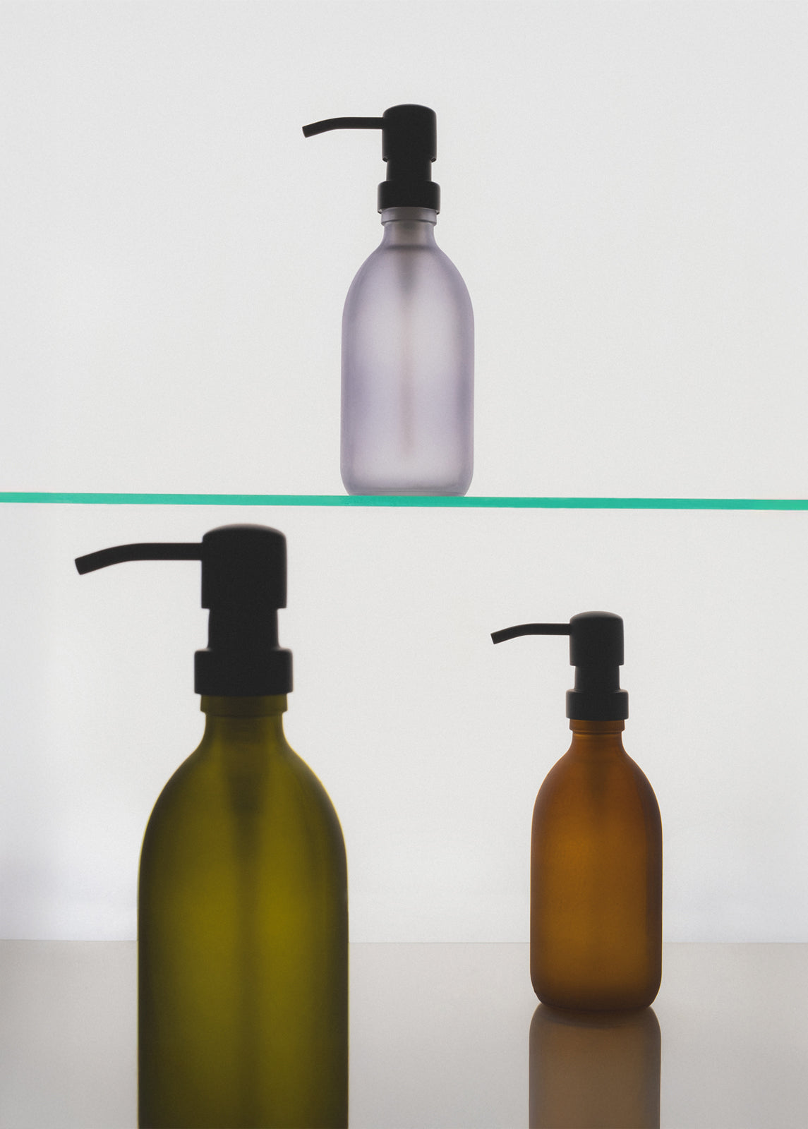 Grey Soap Dispenser Stainless Steel Pump