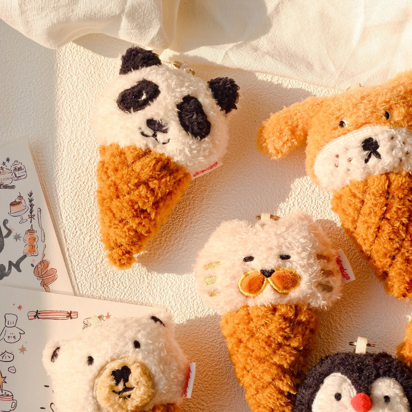 Daily White | Panda Ice Cream Cone Plush Charm
