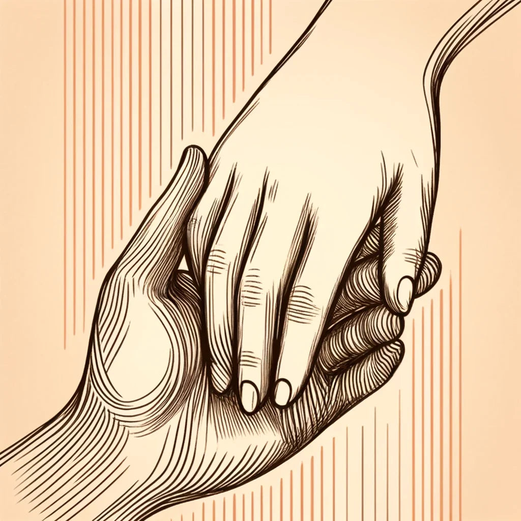 Connected Hands Canvas