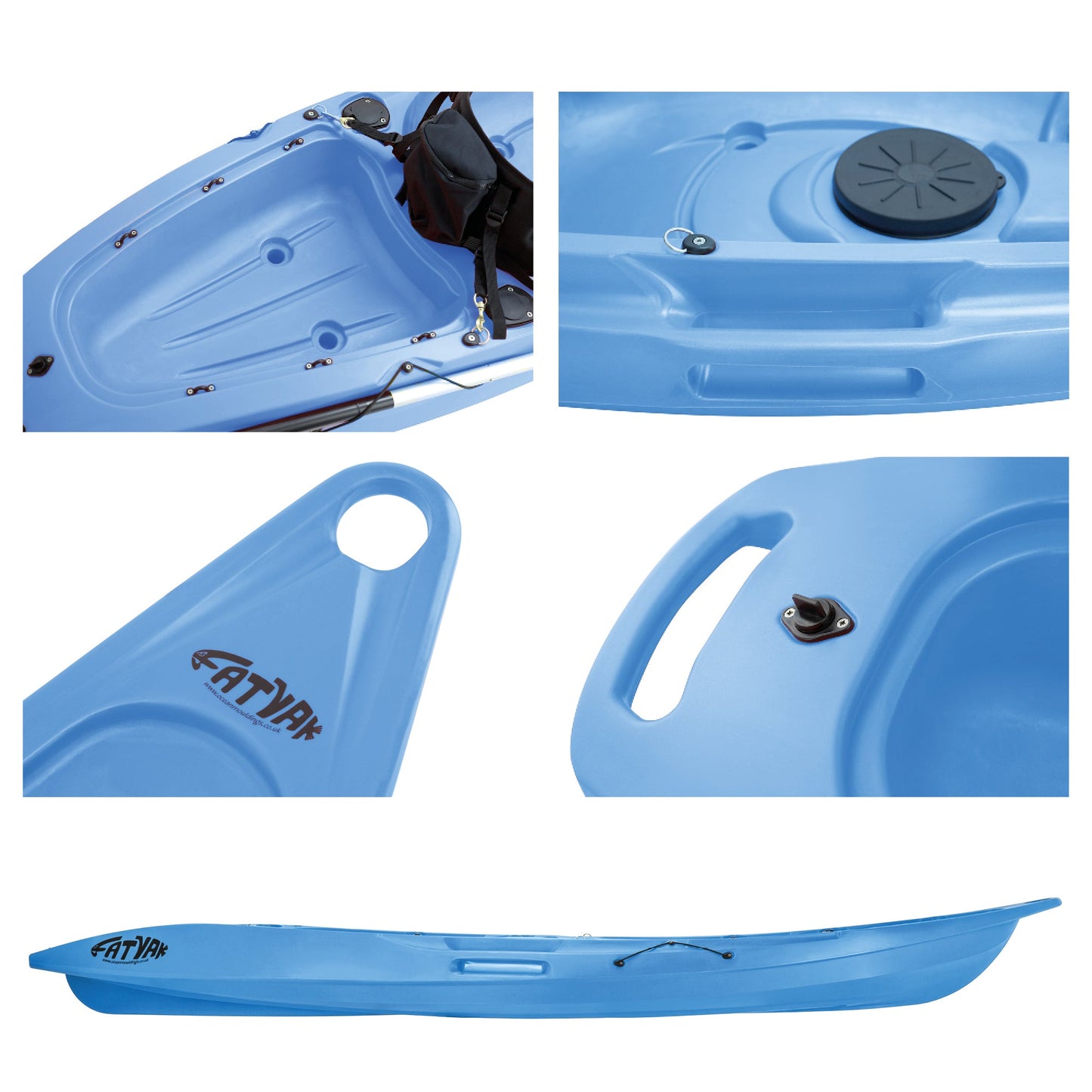 Mahee Tandem Kayak | Blue | Stable & Durable