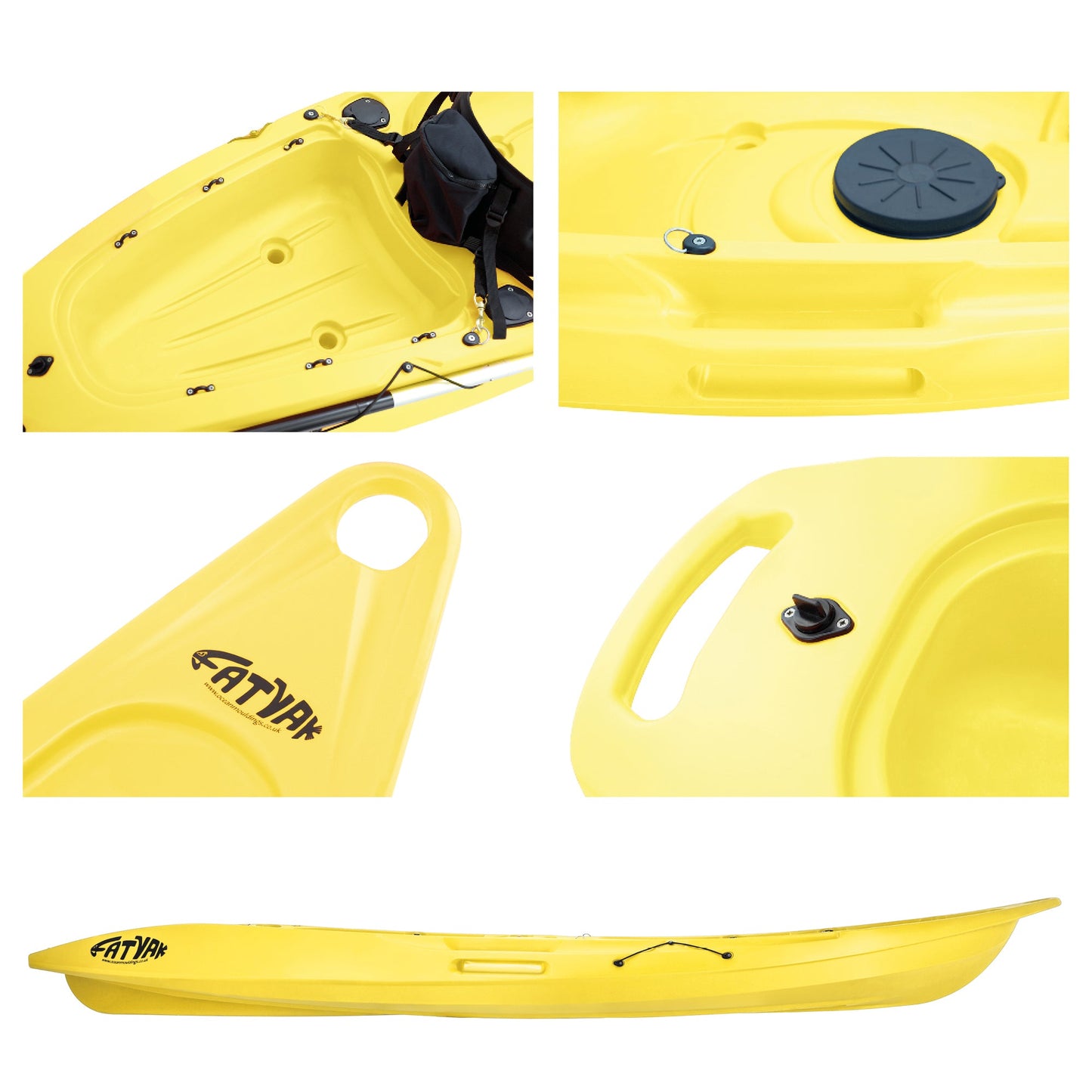 Mahee Double Seater Kayak Yellow Package Deal