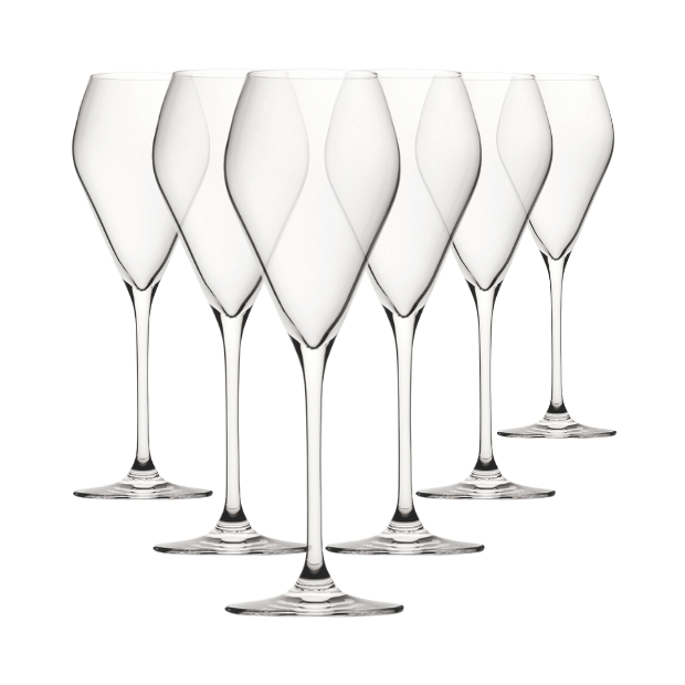 Mode Glass Flutes - 240ml - Set of 6