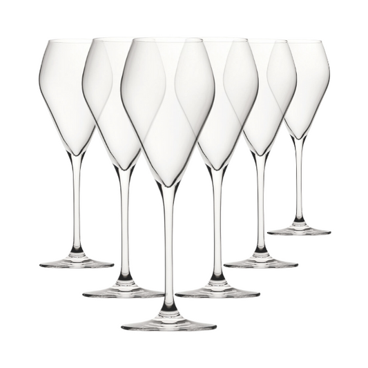 Mode Glass Flutes - 240ml - Set of 6