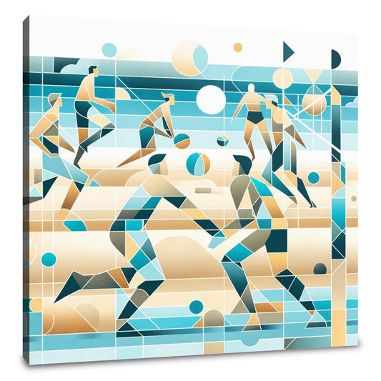 Beach Volleyball Vibes Canvas