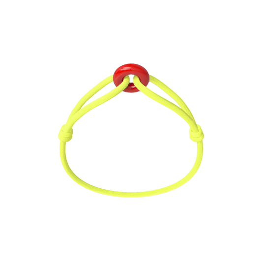 Coral Soho Cord Bracelet