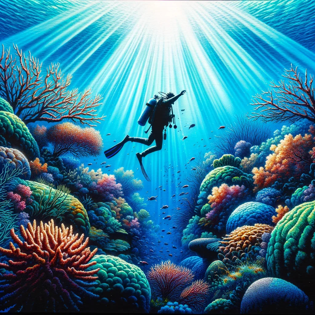 Coral Reef Explorer Canvas