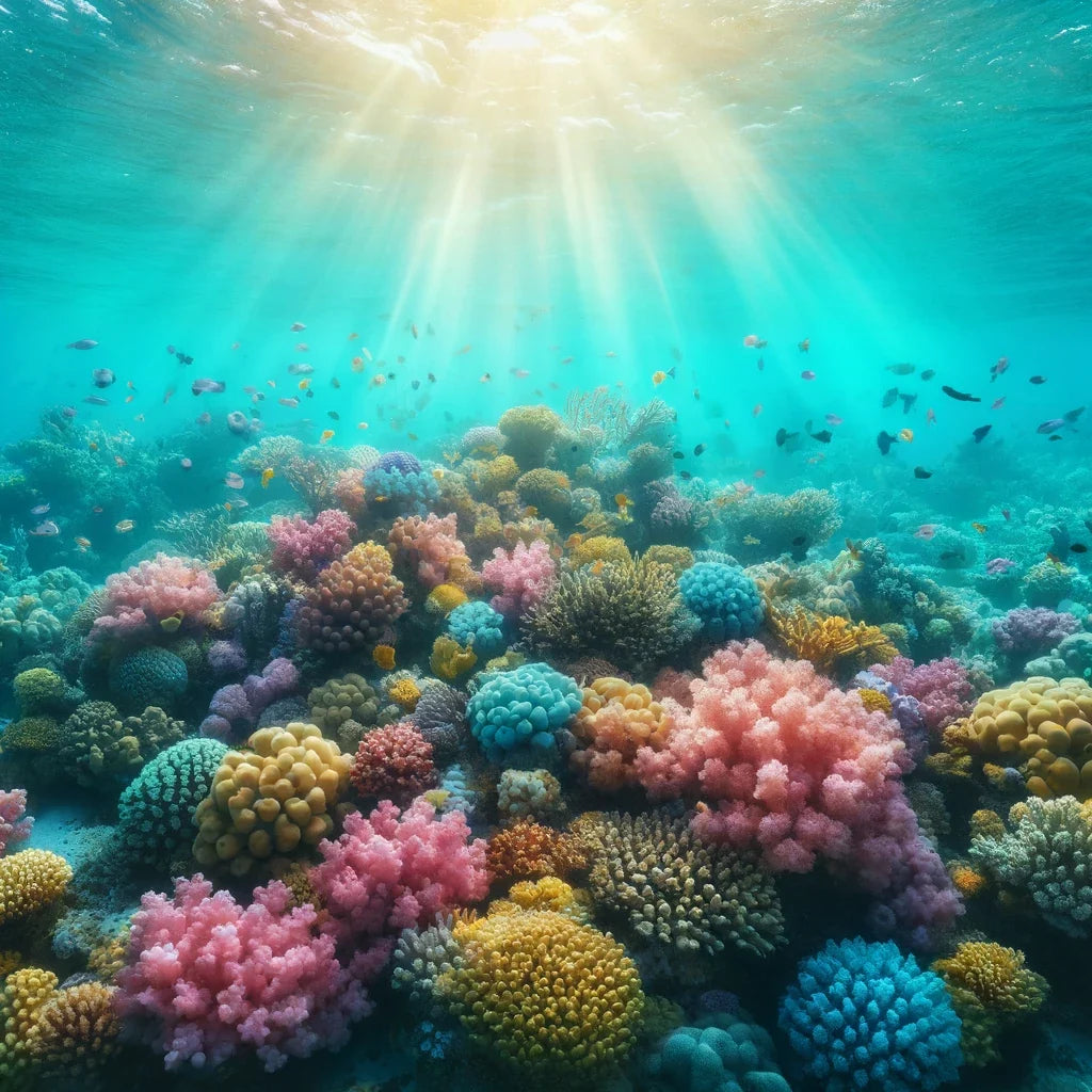Coral Reef Serenity Canvas
