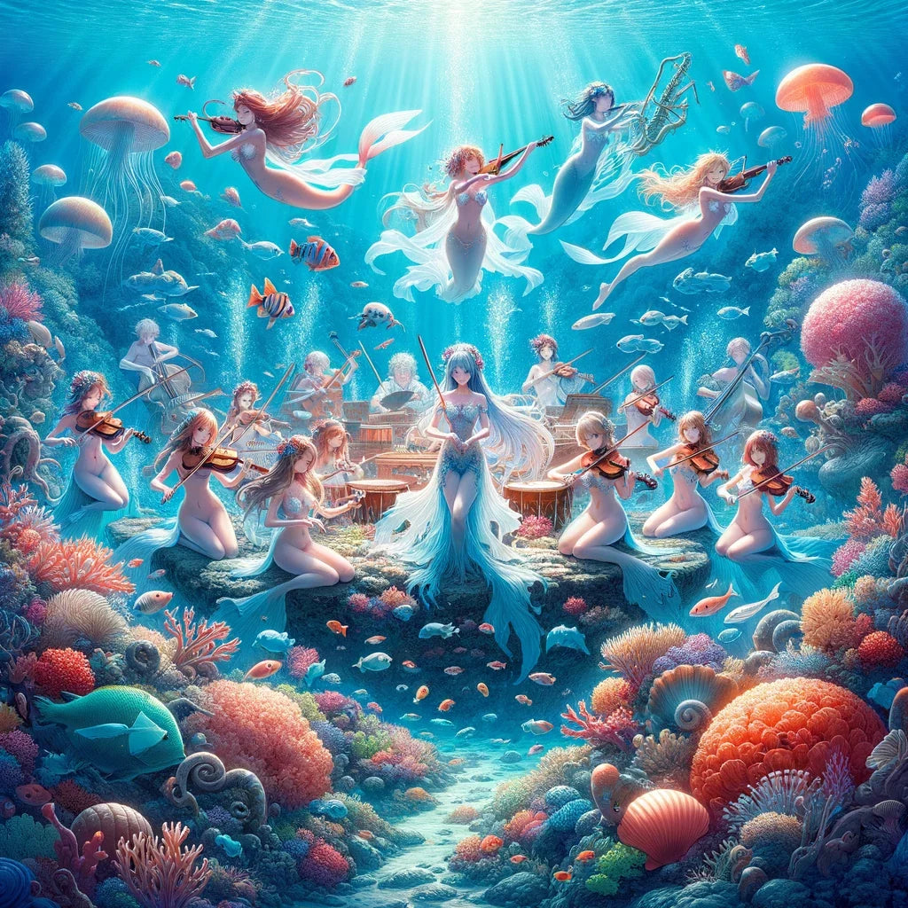 Coral Symphony Canvas