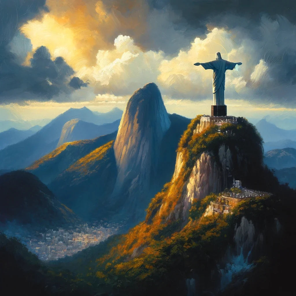 Corcovado Contrast Canvas