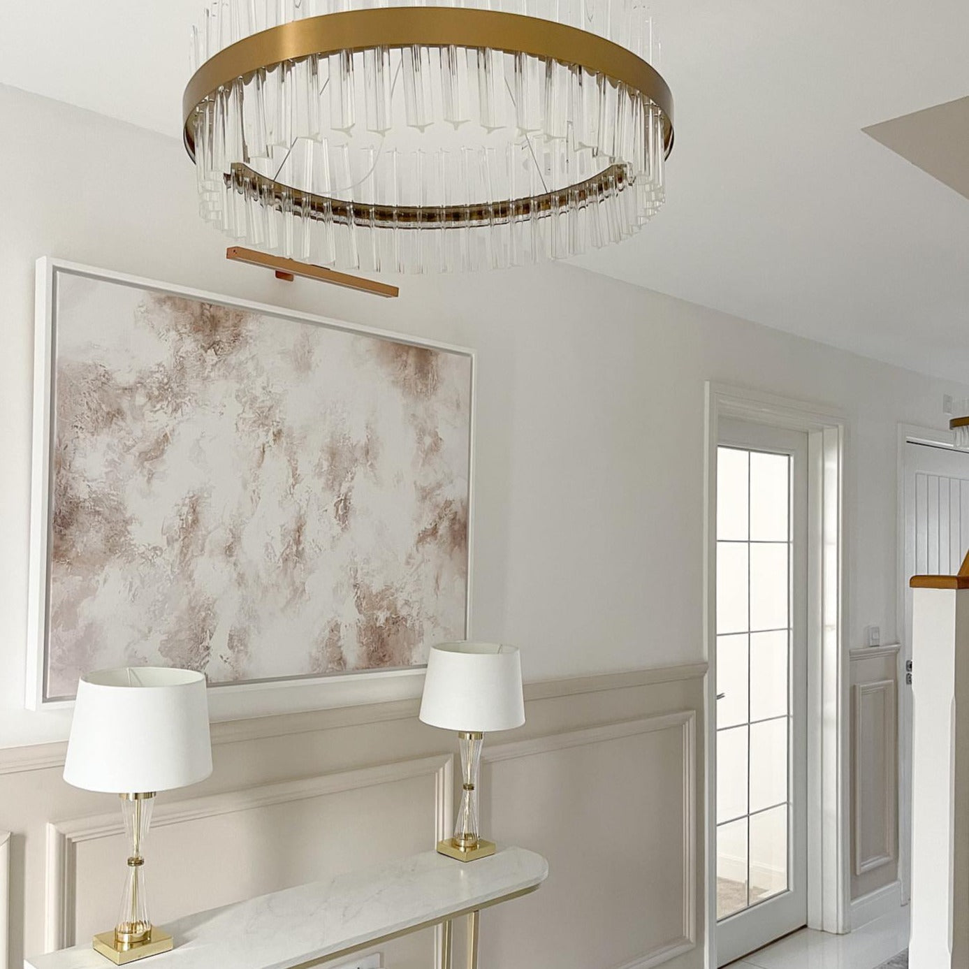 Core Landscape Framed Printed Canvas