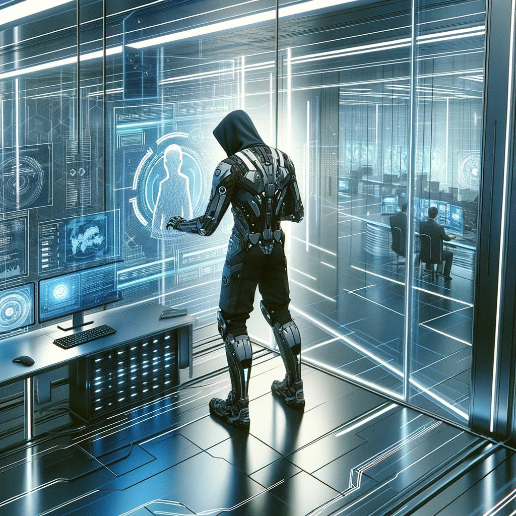 Corporate Espionage Holograph Canvas