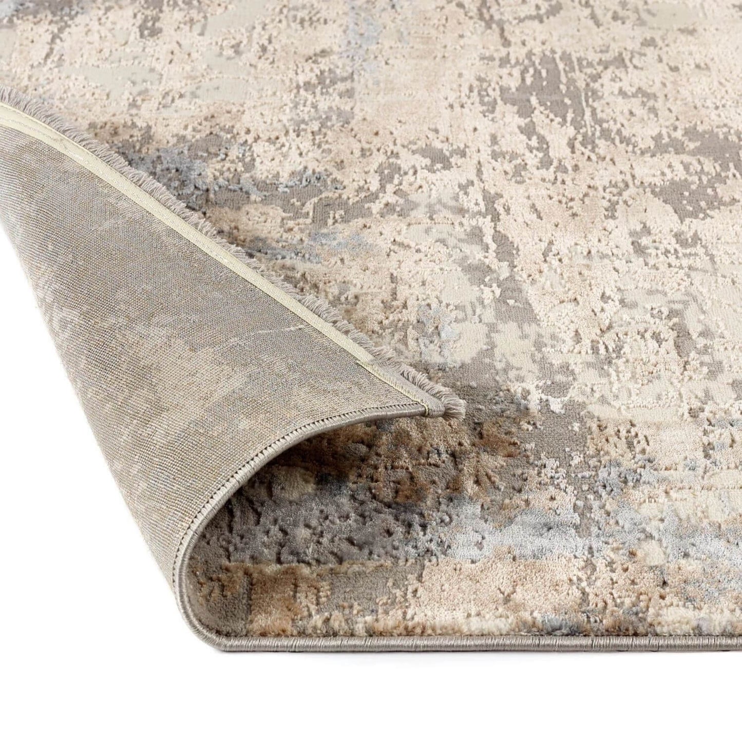 Cosimo Beige/Grey Distressed Modern Rug