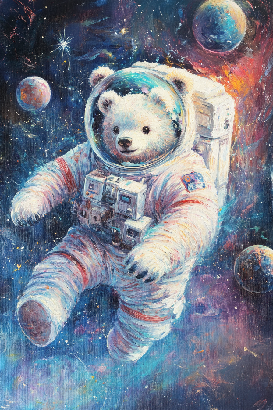 Cosmic Bear Blanket