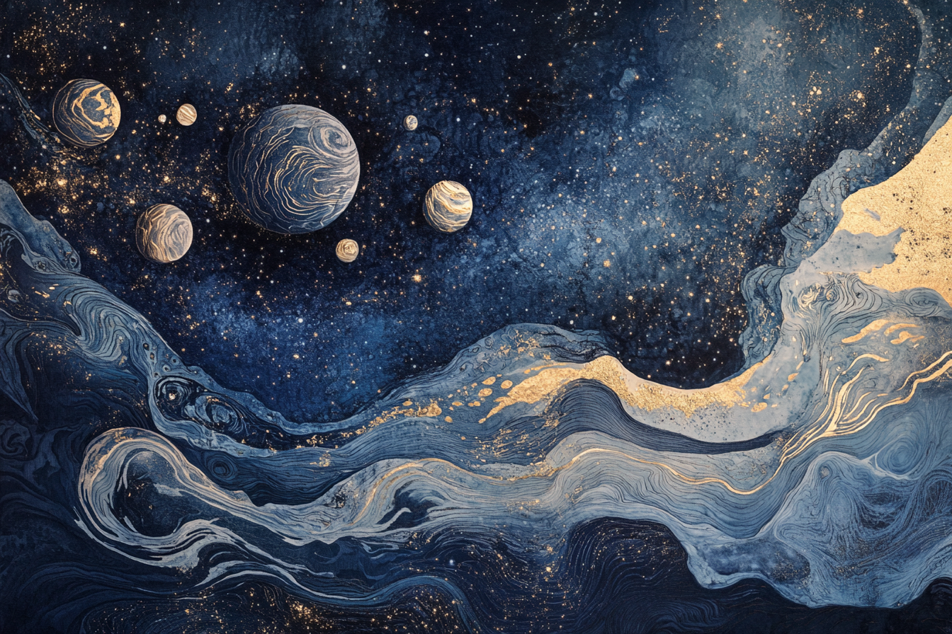 Cosmic Harmony Canvas